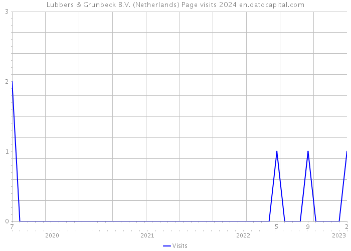 Lubbers & Grunbeck B.V. (Netherlands) Page visits 2024 