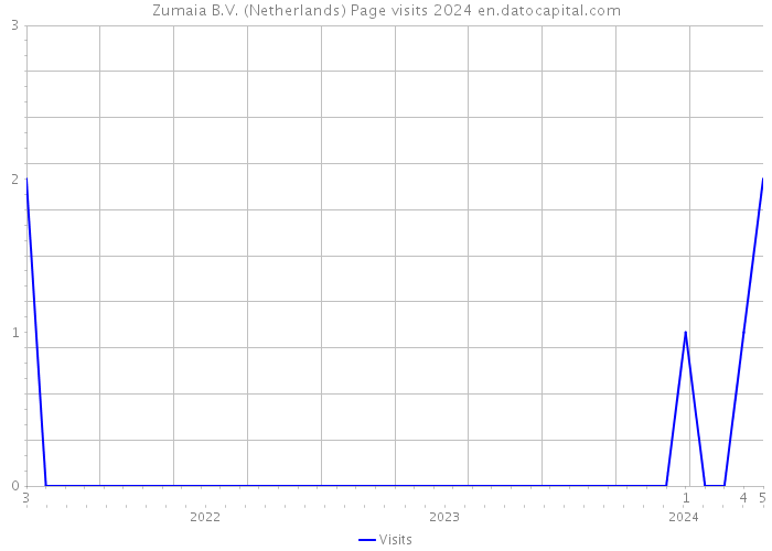 Zumaia B.V. (Netherlands) Page visits 2024 