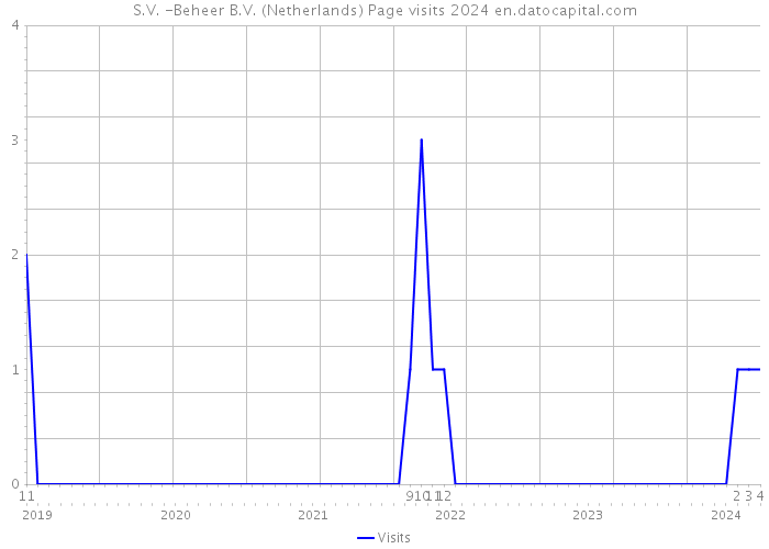 S.V. -Beheer B.V. (Netherlands) Page visits 2024 