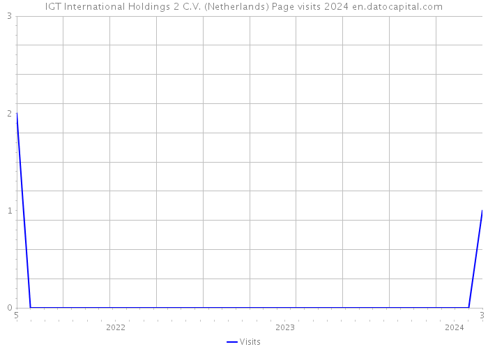 IGT International Holdings 2 C.V. (Netherlands) Page visits 2024 