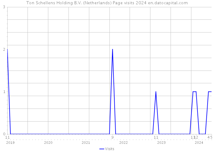 Ton Schellens Holding B.V. (Netherlands) Page visits 2024 