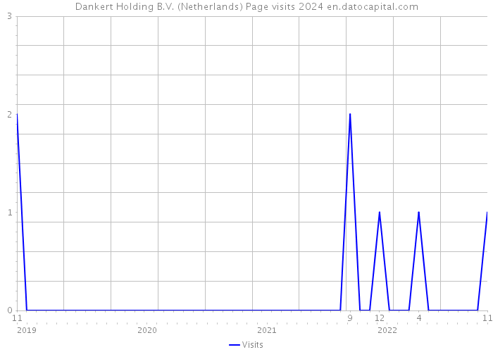Dankert Holding B.V. (Netherlands) Page visits 2024 