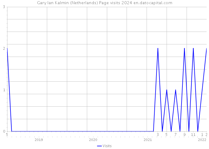 Gary Ian Kalmin (Netherlands) Page visits 2024 