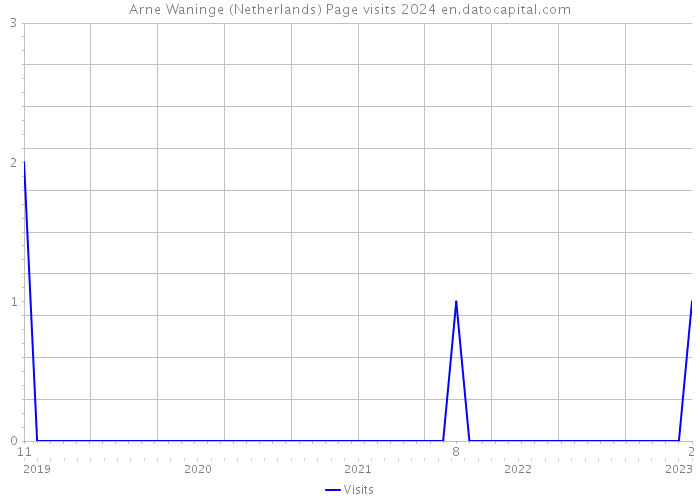 Arne Waninge (Netherlands) Page visits 2024 