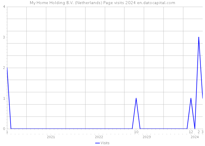 My Home Holding B.V. (Netherlands) Page visits 2024 