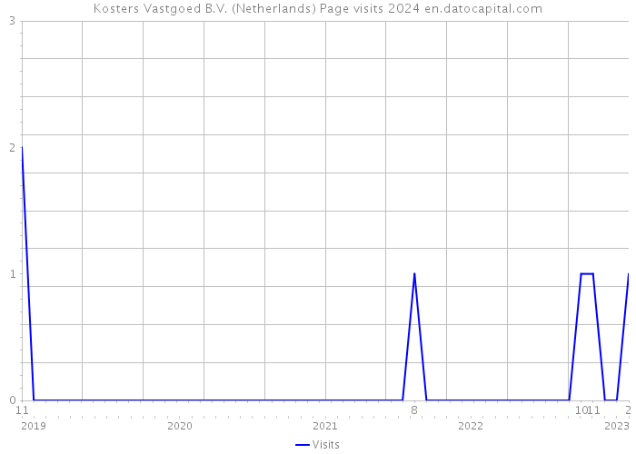 Kosters Vastgoed B.V. (Netherlands) Page visits 2024 