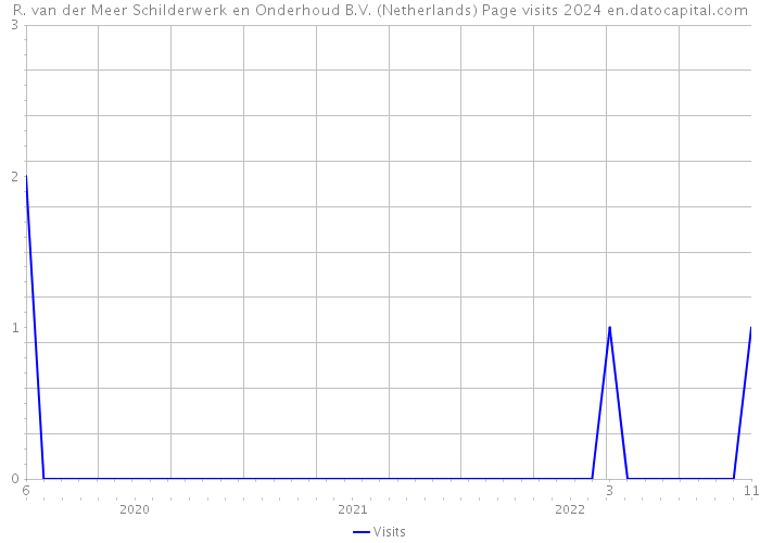 R. van der Meer Schilderwerk en Onderhoud B.V. (Netherlands) Page visits 2024 