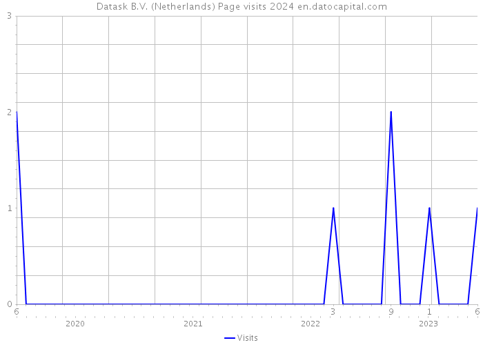 Datask B.V. (Netherlands) Page visits 2024 