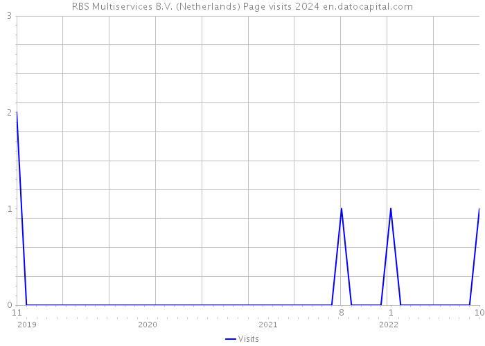 RBS Multiservices B.V. (Netherlands) Page visits 2024 