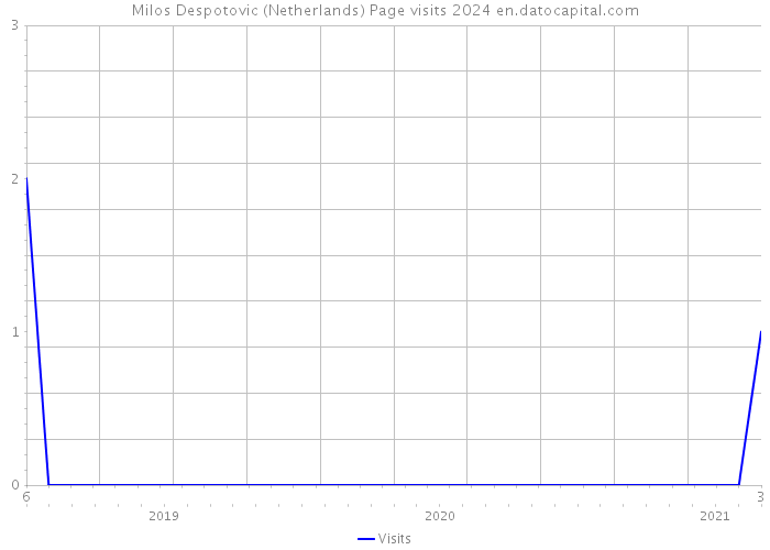 Milos Despotovic (Netherlands) Page visits 2024 