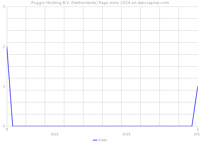 Poggio Holding B.V. (Netherlands) Page visits 2024 