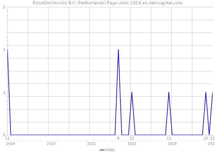RondOm Insoles B.V. (Netherlands) Page visits 2024 