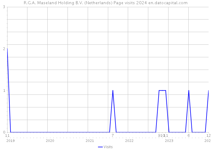 R.G.A. Maseland Holding B.V. (Netherlands) Page visits 2024 