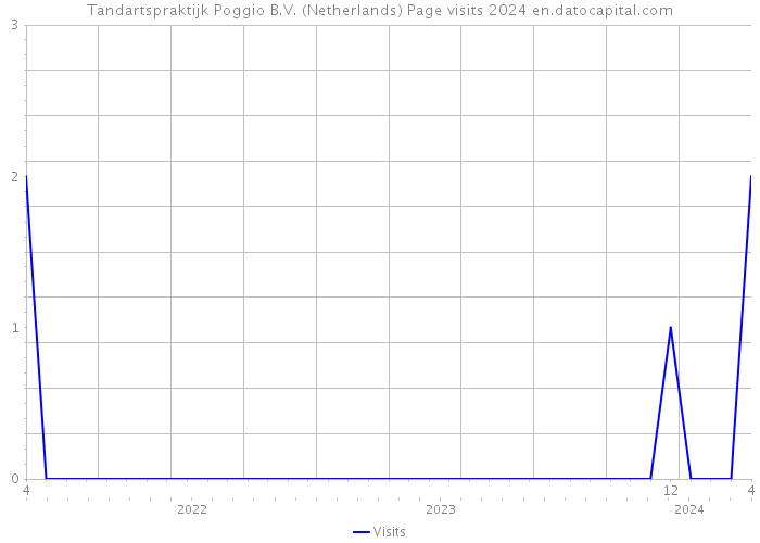 Tandartspraktijk Poggio B.V. (Netherlands) Page visits 2024 