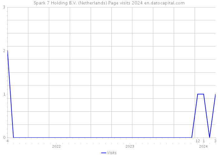 Spark 7 Holding B.V. (Netherlands) Page visits 2024 