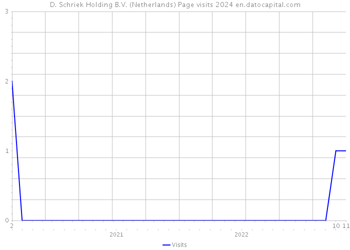 D. Schriek Holding B.V. (Netherlands) Page visits 2024 