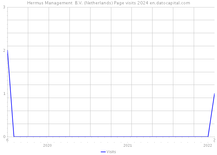 Hermus Management+ B.V. (Netherlands) Page visits 2024 