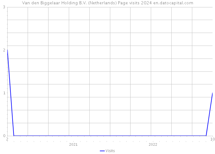 Van den Biggelaar Holding B.V. (Netherlands) Page visits 2024 