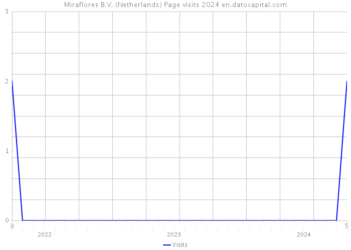 Miraflores B.V. (Netherlands) Page visits 2024 