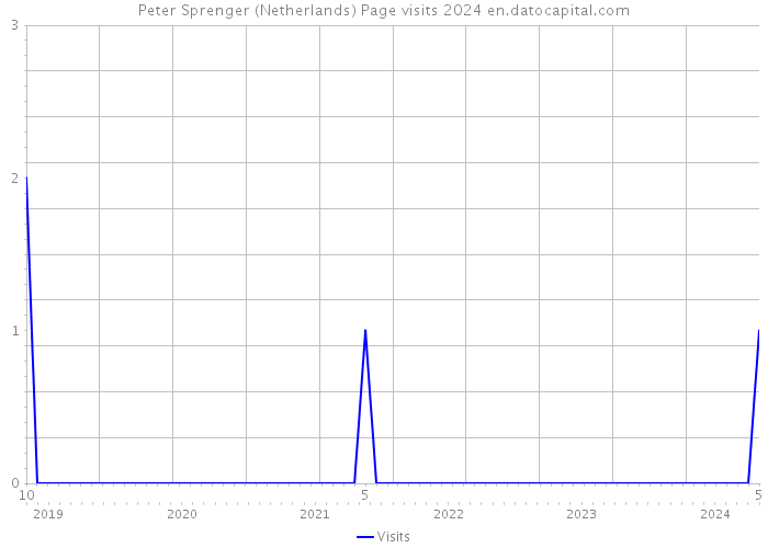 Peter Sprenger (Netherlands) Page visits 2024 