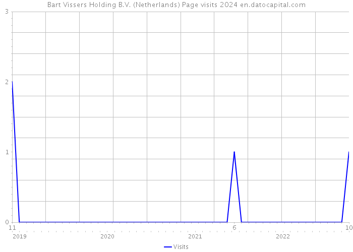 Bart Vissers Holding B.V. (Netherlands) Page visits 2024 