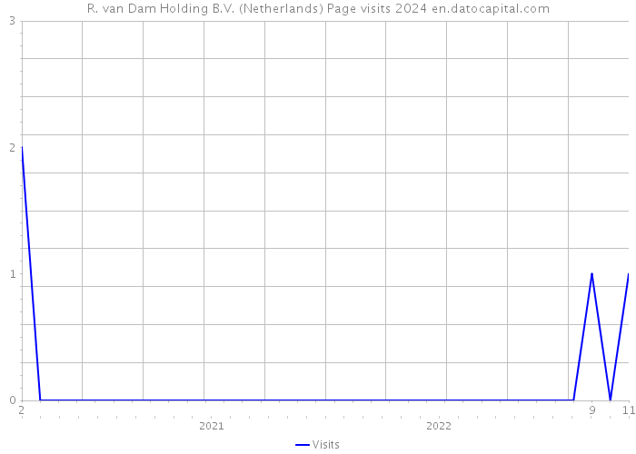 R. van Dam Holding B.V. (Netherlands) Page visits 2024 