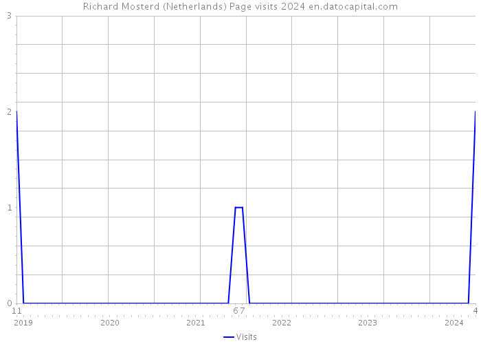 Richard Mosterd (Netherlands) Page visits 2024 