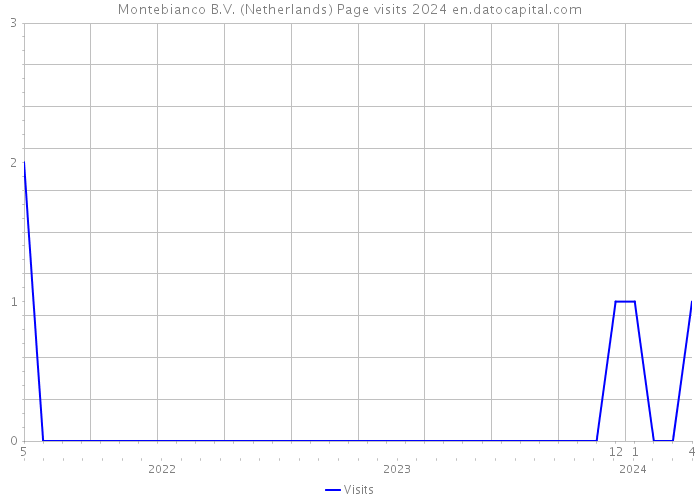 Montebianco B.V. (Netherlands) Page visits 2024 