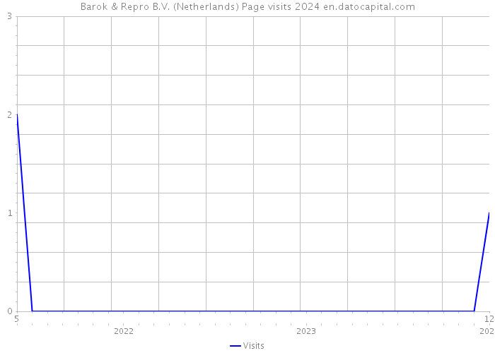 Barok & Repro B.V. (Netherlands) Page visits 2024 