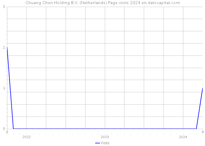 Chuang Chen Holding B.V. (Netherlands) Page visits 2024 