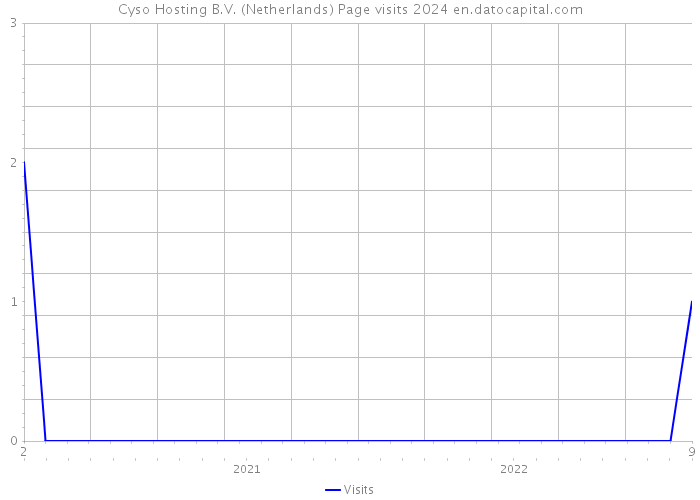 Cyso Hosting B.V. (Netherlands) Page visits 2024 