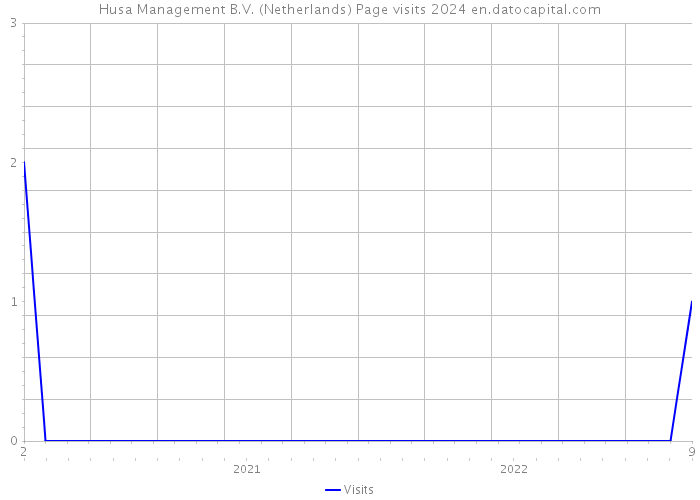 Husa Management B.V. (Netherlands) Page visits 2024 