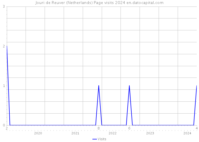 Jouri de Reuver (Netherlands) Page visits 2024 