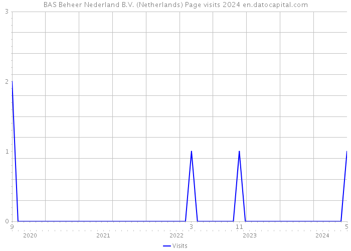 BAS Beheer Nederland B.V. (Netherlands) Page visits 2024 