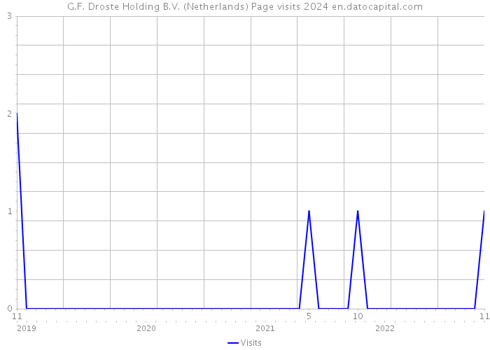 G.F. Droste Holding B.V. (Netherlands) Page visits 2024 