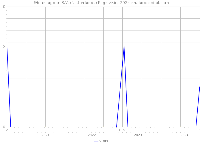 @blue lagoon B.V. (Netherlands) Page visits 2024 