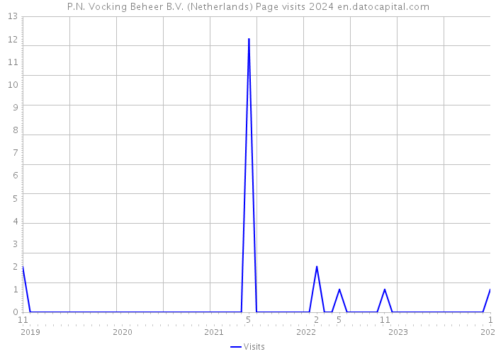 P.N. Vocking Beheer B.V. (Netherlands) Page visits 2024 