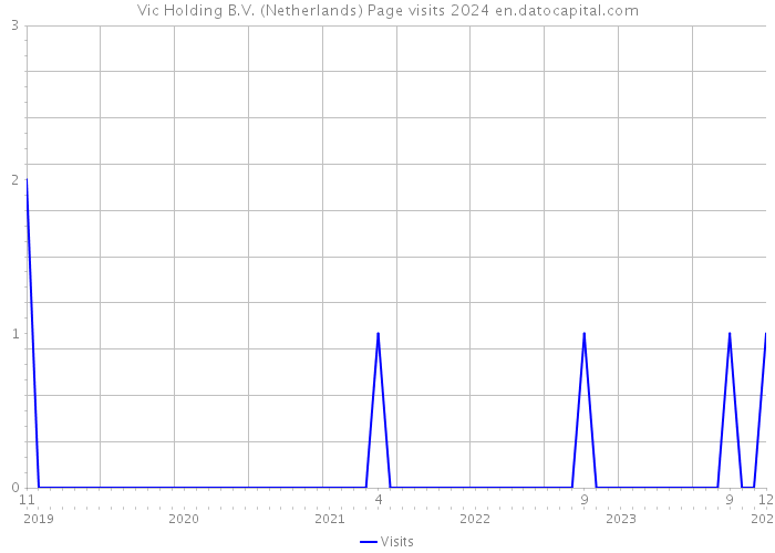 Vic Holding B.V. (Netherlands) Page visits 2024 