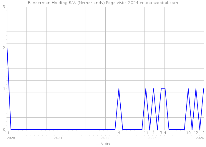 E. Veerman Holding B.V. (Netherlands) Page visits 2024 