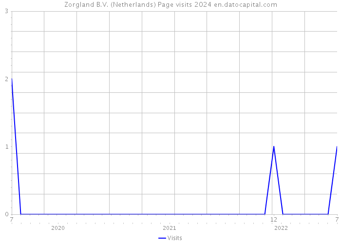 Zorgland B.V. (Netherlands) Page visits 2024 