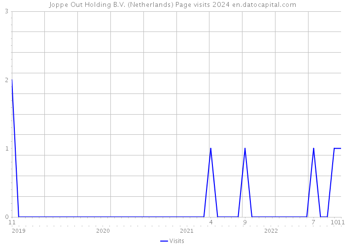 Joppe Out Holding B.V. (Netherlands) Page visits 2024 
