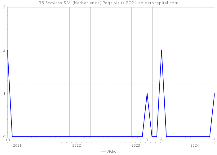 RB Services B.V. (Netherlands) Page visits 2024 