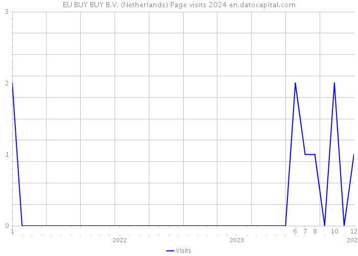 EU BUY BUY B.V. (Netherlands) Page visits 2024 