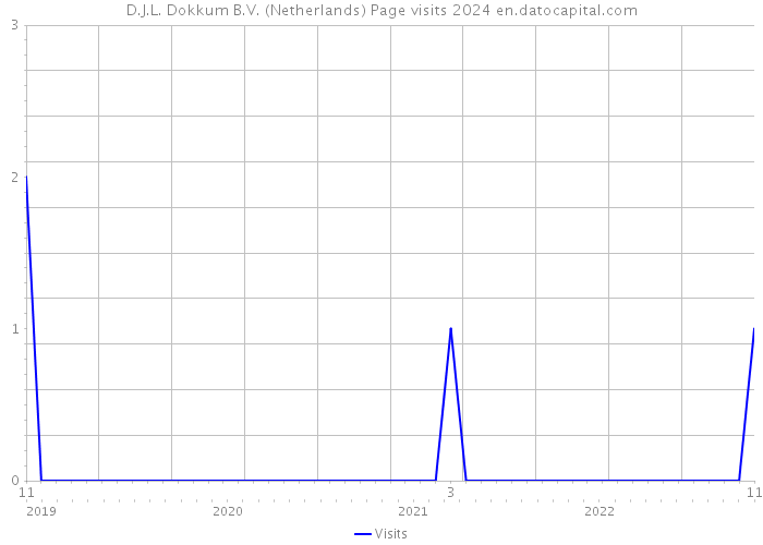 D.J.L. Dokkum B.V. (Netherlands) Page visits 2024 
