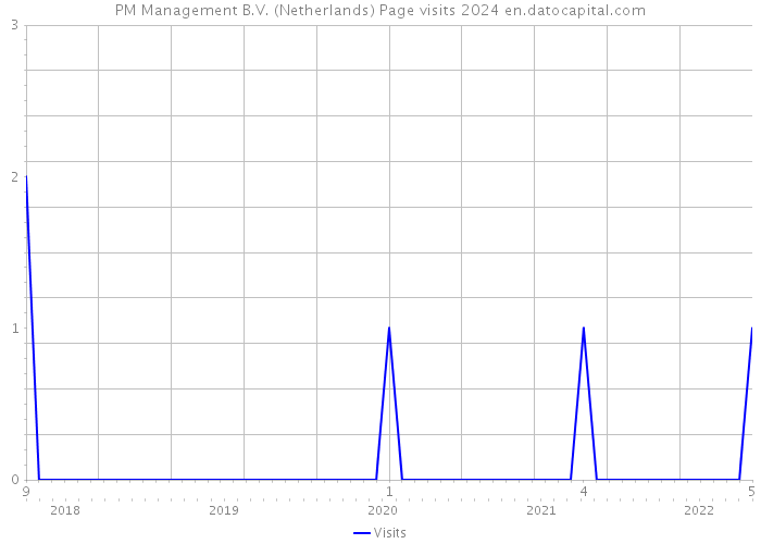 PM Management B.V. (Netherlands) Page visits 2024 