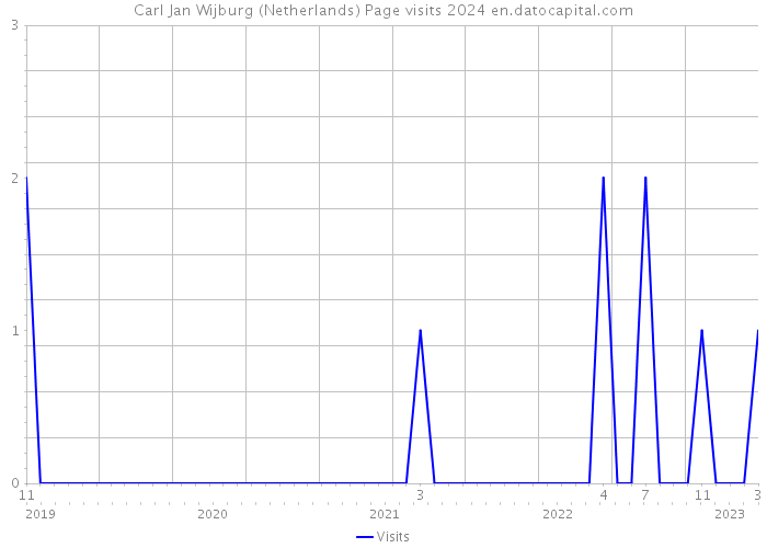 Carl Jan Wijburg (Netherlands) Page visits 2024 