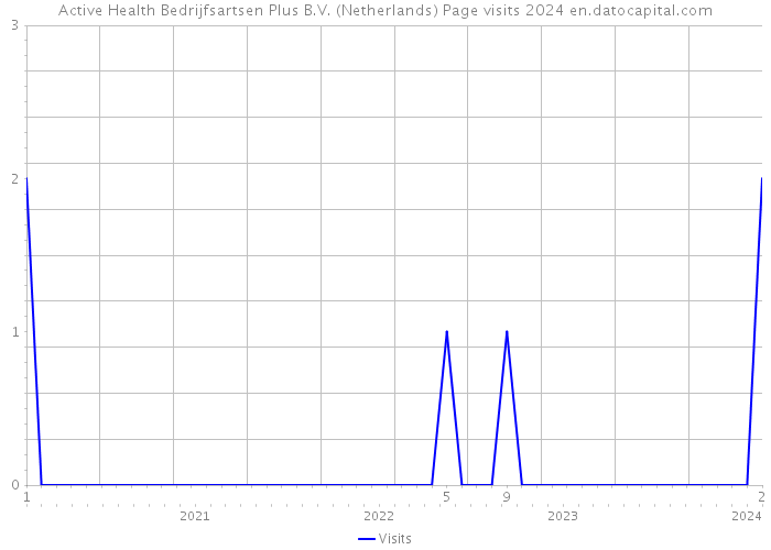 Active Health Bedrijfsartsen Plus B.V. (Netherlands) Page visits 2024 