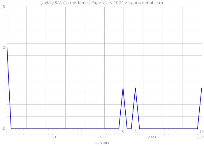 Jockey B.V. (Netherlands) Page visits 2024 