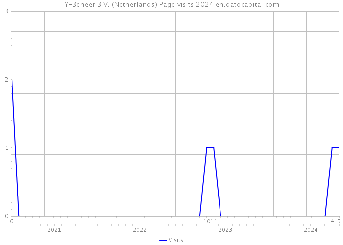 Y-Beheer B.V. (Netherlands) Page visits 2024 