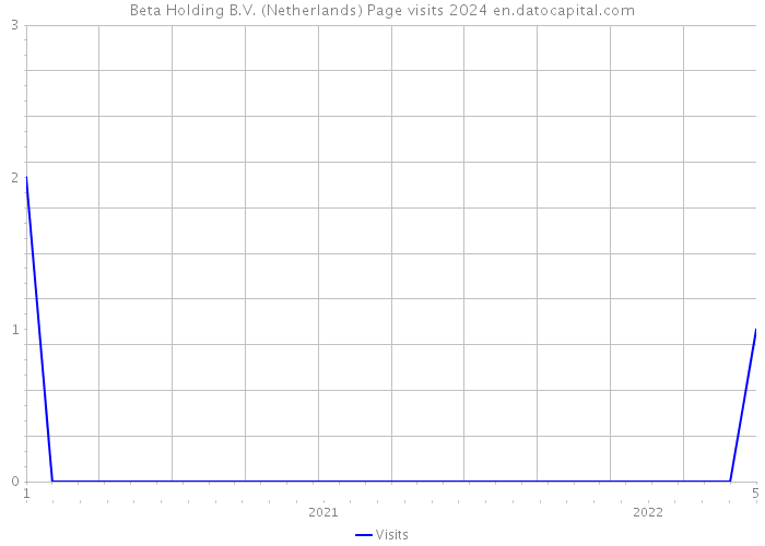 Beta Holding B.V. (Netherlands) Page visits 2024 